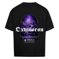 Oxymoron Angel Oversized Shirt mit Backprint – NILEOS, Farbe Schwarz – Miniaturansicht 3
