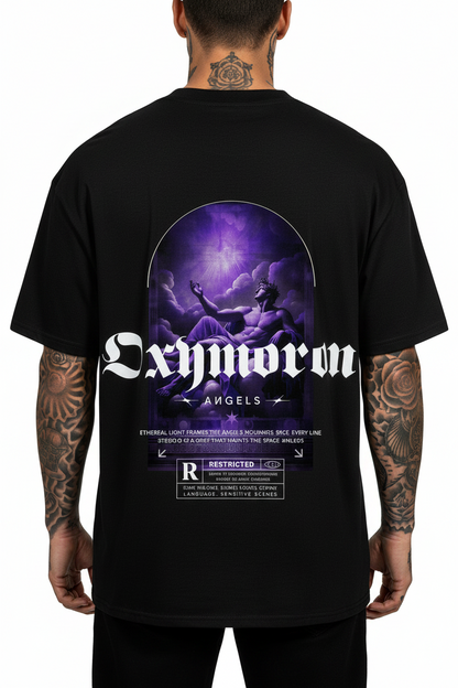 Oxymoron Angel Oversized Shirt mit Backprint