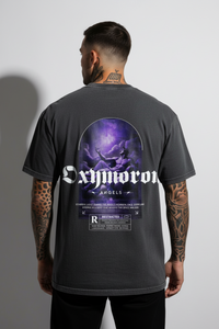 Oxymoron Angel Oversized Shirt mit Backprint – NILEOS, Produktfoto 2 – Miniaturansicht 2