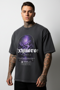 Oxymoron Angel Oversized Shirt mit Frontprint – NILEOS, Produktfoto 2 – Miniaturansicht 2