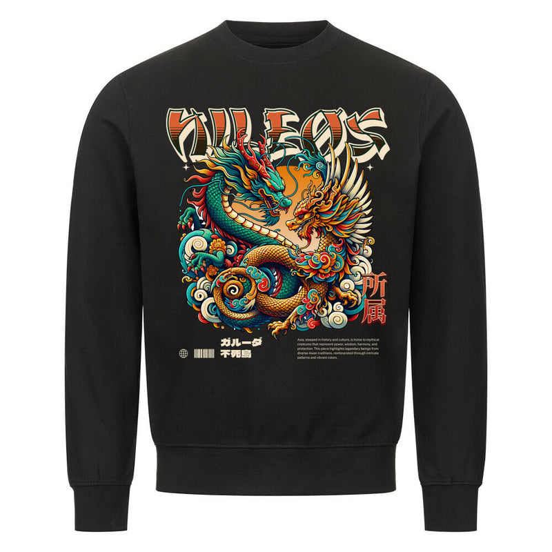 PHØX Classic Sweatshirt – NILEOS, Farbe Schwarz