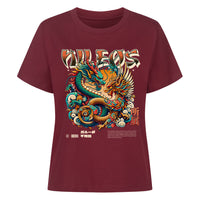 PHØX Premium Organic Shirt Women – NILEOS, Farbe Burgunder – Miniaturansicht 3