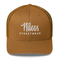 Nileos Trucker-Cap in Karamell – Vorderansicht – Miniaturansicht 16