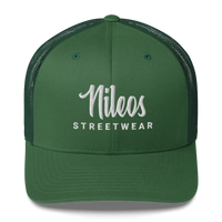 Nileos Trucker-Cap in Immergrün – Vorderansicht – Miniaturansicht 15