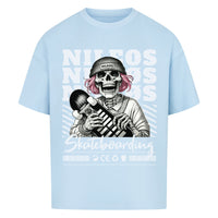 SK8T Oversized Shirt mit Frontprint – NILEOS, Farbe Babyblau – Miniaturansicht 10