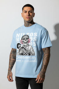 SK8T Oversized Shirt mit Frontprint – NILEOS, Produktfoto 4 – Miniaturansicht 5