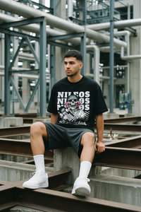 SK8T Oversized Shirt mit Frontprint – Miniaturansicht 1