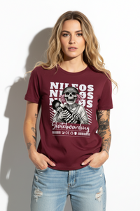 SK8T Premium Organic Shirt Women – NILEOS, Produktfoto 1 – Miniaturansicht 1