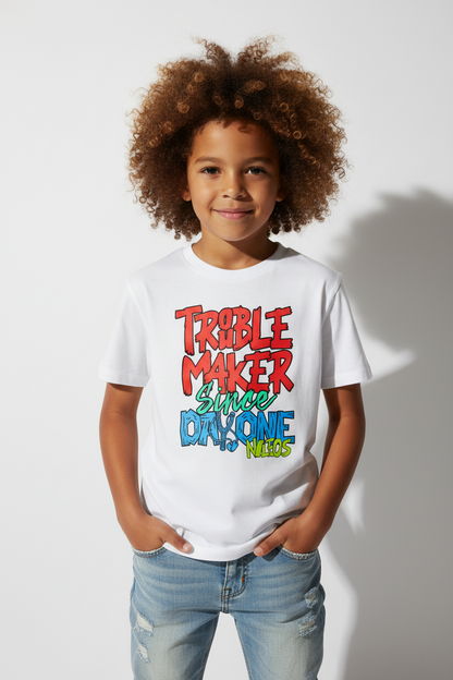 Troublemaker Premium Organic Shirt Kids