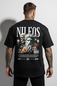 Two Side Oversized Shirt mit Backprint – NILEOS, Produktfoto 1 – Miniaturansicht 1