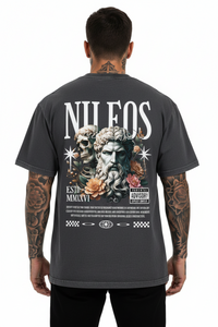 Two Side Oversized Shirt mit Backprint – NILEOS, Produktfoto 2 – Miniaturansicht 2