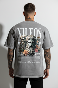 Two Side Oversized Shirt mit Backprint – NILEOS, Produktfoto 3 – Miniaturansicht 3