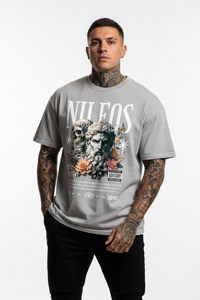 Two Side Oversized Shirt mit Frontprint – NILEOS, Produktfoto 3 – Miniaturansicht 3