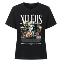 Two Side Premium Organic Shirt Women – NILEOS, Farbe Schwarz – Miniaturansicht 3