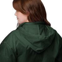 Nileos Basic-Unisex-Windbreaker in Waldgrün – Rückansicht, zweite Aufnahme – Miniaturansicht 9