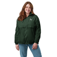 Nileos Basic-Unisex-Windbreaker in Waldgrün – Vorderansicht, zweite Aufnahme – Miniaturansicht 7
